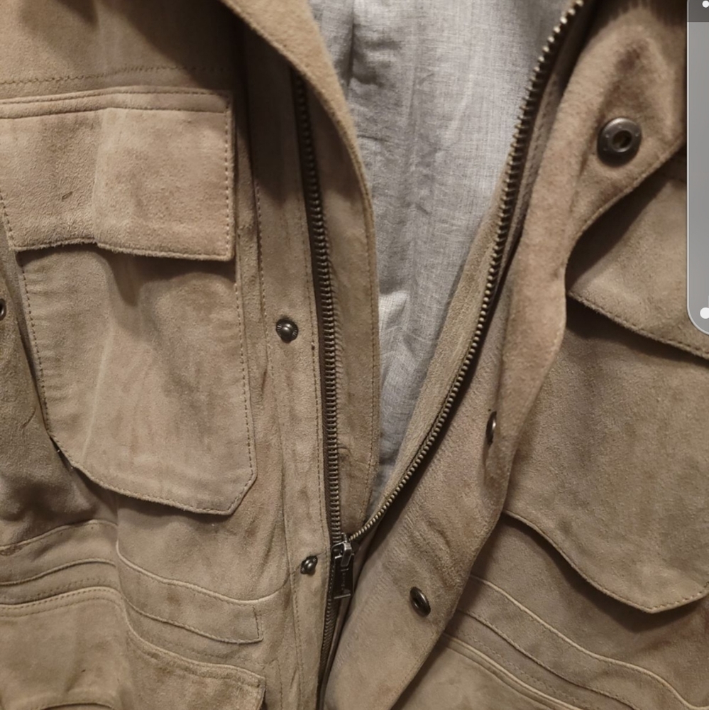 Lucky KY brand feild jacket suede